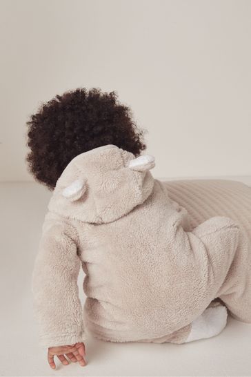 The white company fleece romper 2025