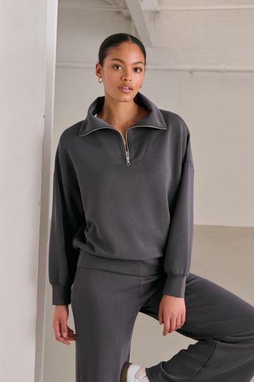 Soft quarter zip sweatshirt online