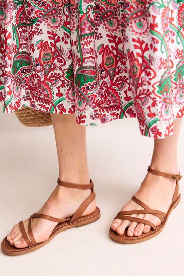 Boden Brown Everyday Flat Sandals