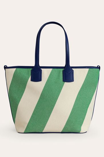 Buy Boden Green Trapeze Tote Bag from Next Luxembourg
