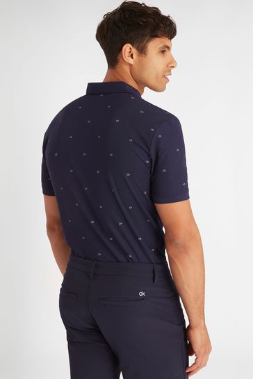 Calvin klein blue polo shirt store