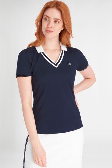Calvin Klein Golf Blue Delaware Polo Shirt
