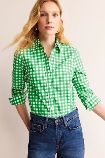 Boden Green Sienna Cotton Shirt