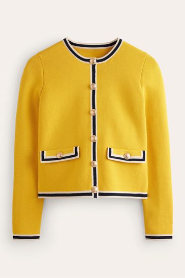 Boden yellow cardigan store