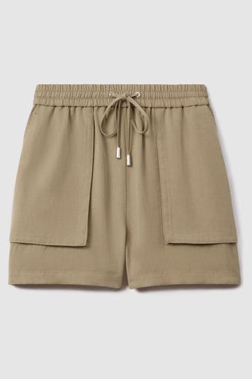 Buy Reiss Isador Drawstring Shorts with TENCEL Fibers from Next Turkey