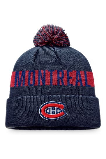 adidas Blue NHL Montreal Canadiens Fundamental Bobble Hat
