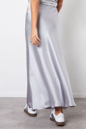 Maxi slip skirt hot sale