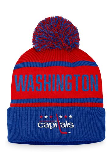 adidas Red NHL Washington Capitals Heritage Bobble Hat