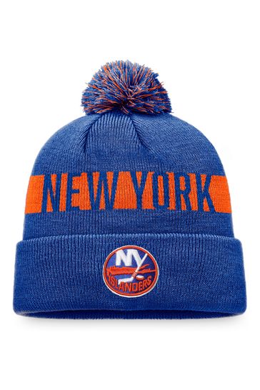adidas Blue NHL New York Islanders Fundamental Bobble Hat