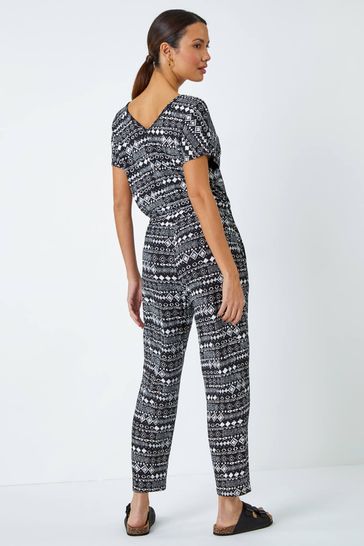 Aztec jumpsuit top