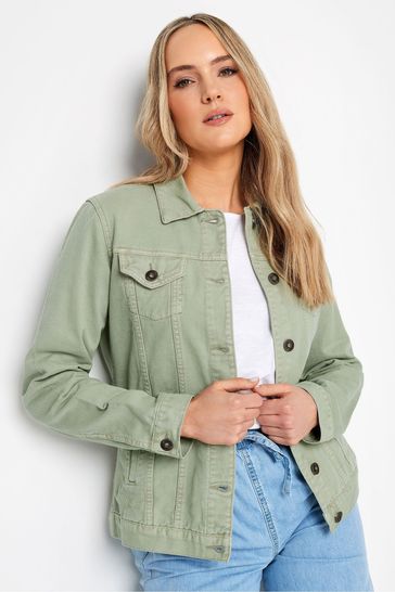 Buy Long Tall Sally Green Denim Jacket from Next United Arab Emirates