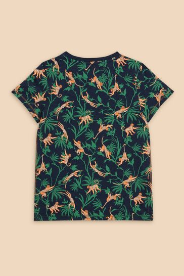 Blue monkey deals t shirt