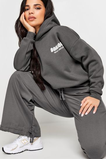 Petite grey joggers womens shop