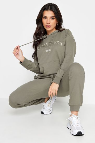 PixieGirl Petite Green 'Copenhagen' Embroidered Hoodie