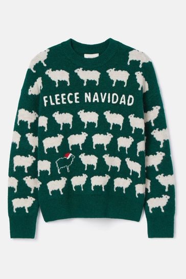 Fleece navidad christmas sweater top