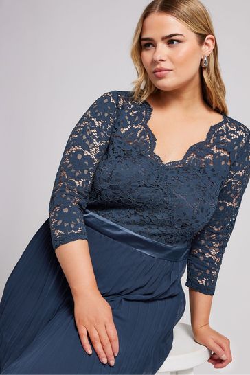 Lace wrap maxi dress clearance