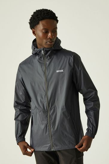 Regatta Grey Mens Waterproof Pack It Jacket