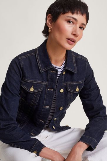Buy Monsoon Maya Seam Denim Jacket from the Laura Ashley online shop