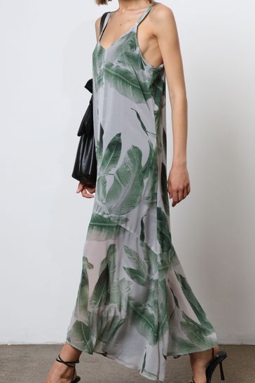 Buy Religion Maxi Slip Dress With Adjustable Straps in Botanic Print from Next Bahrain