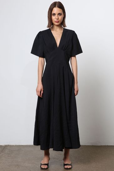 Handkerchief hem maxi dress clearance