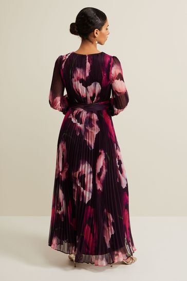 Petite purple maxi hotsell dress