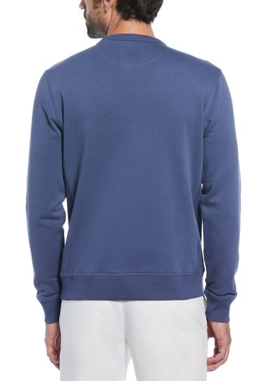 Buy Original Penguin Sticker Pete Crew Neck Sweatshirt from Next USA