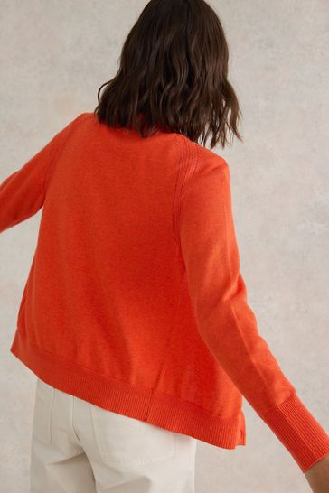 White stuff orange cardigan discount