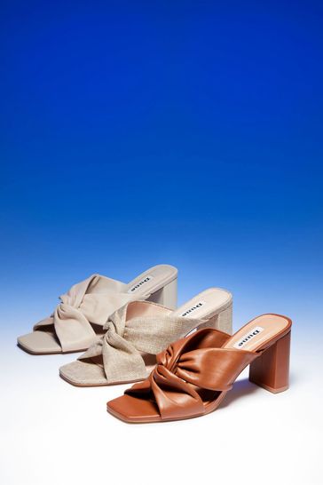 Dune gold mules sales