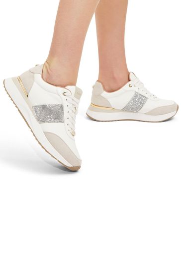 Carvela metallic trainers shop