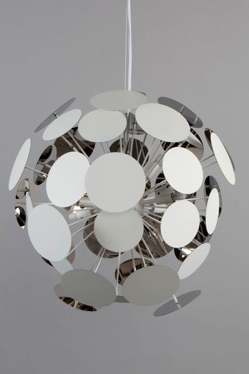 BHS White Sputnik Discs Ceiling Pendant