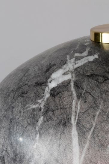 BHS Grey Java Spun Metal Marble Pendant Ceiling Light