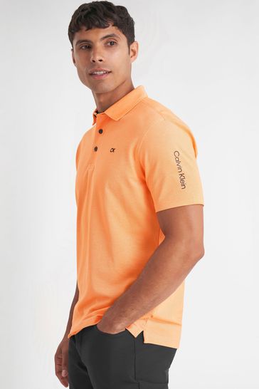 Calvin Klein Orange Golf Uni Polo Shirt