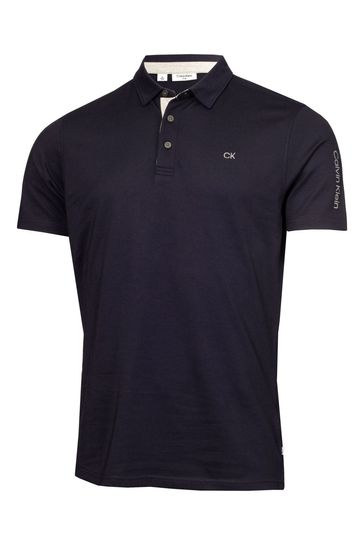 Buy Calvin Klein Golf Blue Uni Polo Shirt from Next Turkey