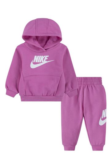 Buy Pink Nike Infant Club Hoodie and Joggers Set from Next Turkey
