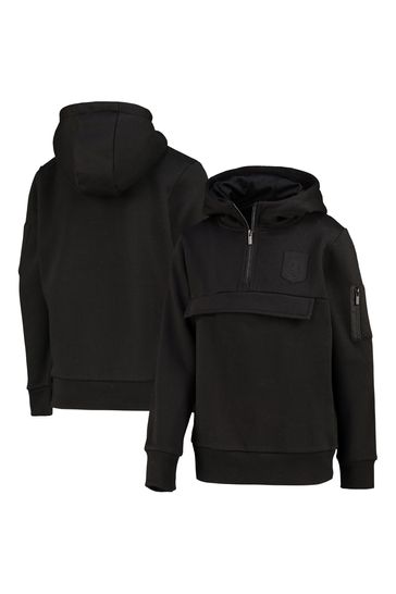Buy adidas Black Aston Villa Tonal 1 4 Zip Hoodie from Next Saudi Arabia