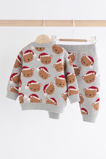 Knitted christmas leggings outlet