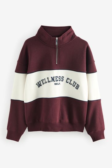 Buy Self. Half Zip Sweatshirt from the Laura Ashley online shop