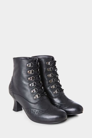 Lace up brogue heels online