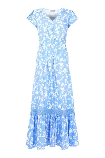 Boho floral shop midi dress