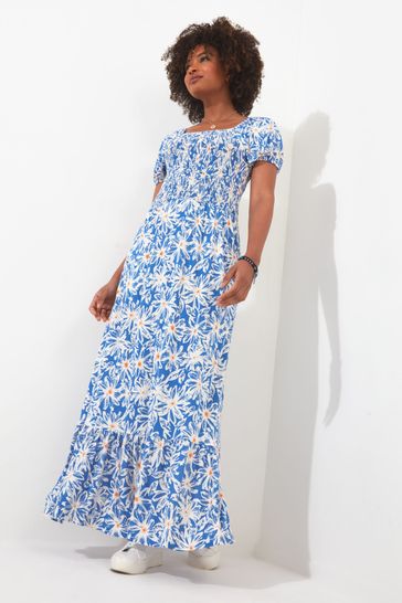 Daisy print clearance maxi dress