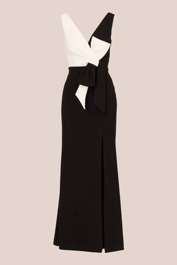 Adrianna papell black evening gown on sale
