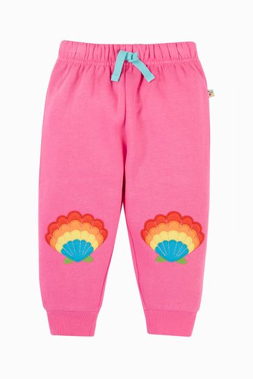 Buy Frugi Pink Organic Cotton Character Joggers from Next Bahrain