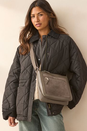 Marks and spencer leather messenger bag online