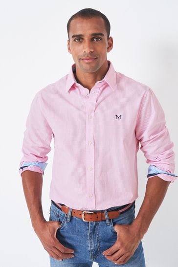 Crew Clothing Micro Gingham Classic Fit Shirt