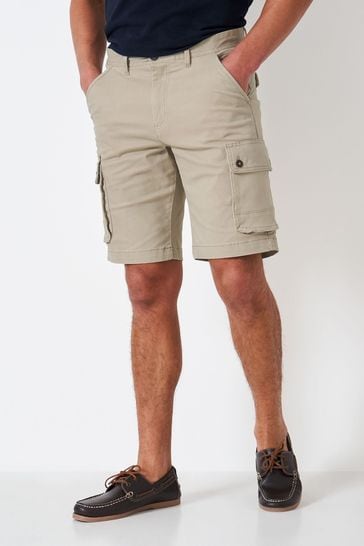 Crew Clothing Company Natural Cotton Classic Casual Shorts