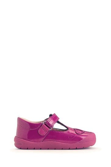 Start Rite Purple Party Berry Glitter Patent Leather T-Bar Toddler Shoes