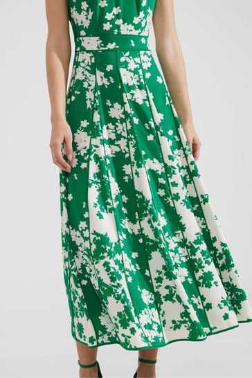 Hobbs green maxi dress clearance