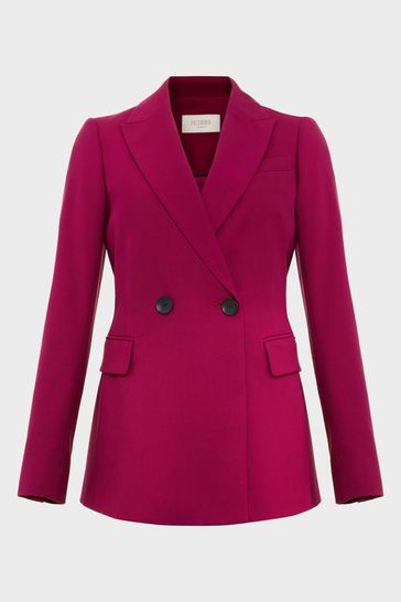 Buy Hobbs Purple Petite Petite Nola Jacket from Next Bahrain