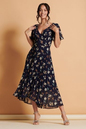 Jolie moi outlet navy dress