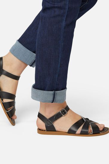 Buy Salt Water Sandals Black The Original Flat Strappy Sandals from Next Bahrain